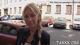 amateur interview with webcam casting session