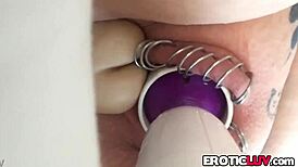 Horny Babe In Homemade Scene Toys Her Pierced Pussy With Dildo Under Maledom Watch