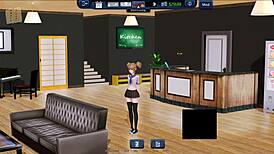 Exploring the harem hotel in game episode 341 with intriguing twists.