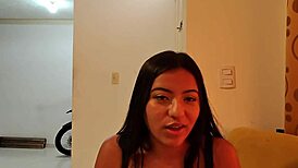 Latina Government Worker Receives Cum During Fitness Interview