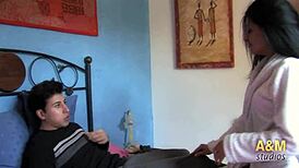 Excited Neighbor Shows BMW, Wants to Fuck Soraya Rico and Julio Vargas