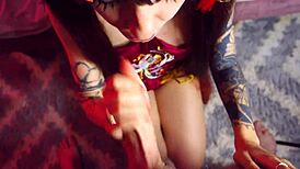 very tight czech girl rides cowgirl outdoor, her moans thrill