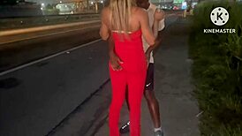 Wife Has Amateur Sex With Black Guy On Street