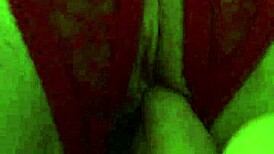 Shaved Pussy In Red Thongs, All Wet!