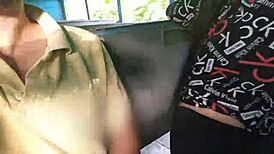 Stranger touches ass on bus, leads to wild sex