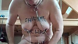 Slave Bound In Master's Office For Humiliation And Bondage Play