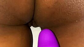 her crazy reactions when vibrator touches pussy 😍