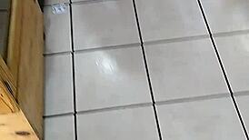 big ass mexican woman shopping in the store