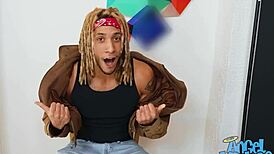 Angel young fucks all three dates in wild dp competition