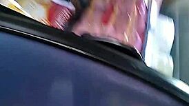 big ass mexican woman shopping in the store