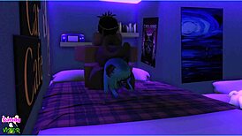 Viper Plays with Demi-Human Kittens in Fantasy