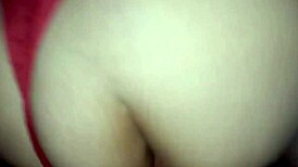she invites him to pull off her panties, leading to shaved pussy creampie orgasm