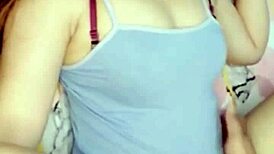 Friend's plump wife pussy makes cock cum hard.