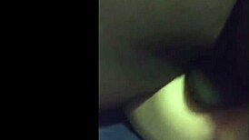 Girl in missionary pounding by big black cock