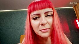 Femdom Makima csábít szerepjátékban, megalázó creampie a szűk punciba