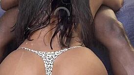 Milf sucks lover's cock for husband