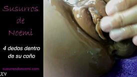 i feel that orgasm building with fingers in my pussy