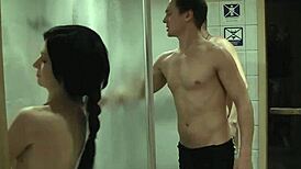 Skinny girl gives head at stag party scene 1