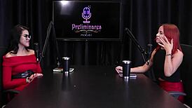 bruna ferrari reveals anal fetish in sheer red lingerie interview