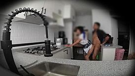 Hidden Camera Reveals Nymphomaniac Colombian Neighbor's Perfect Body In Bent Over Doggystyle!