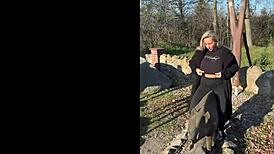 Is the quiet office girl wild at parties with her tits out?