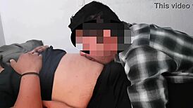 she licks that belly button so good