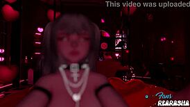 Your horny stepsister punished hard in the garage