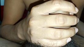 I receive my friend's wife's tight ass as birthday gift for anal creampie