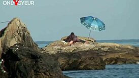 i watched this couple's nude photoshoot turn into hardcore sex on the beach under the sun