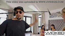 Wicked - kenzie taylor saves vanessa sky and films her eating hot pussy.