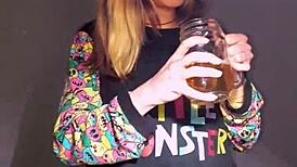 Bonneyuwu - 15 08 Pijama Masturbacion Dildo Y Peluche