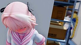 astolfo with monster cock cums after oral and sex