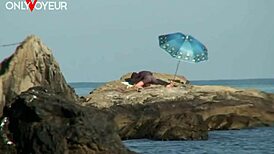 i watched this couple's nude photoshoot turn into hardcore sex on the beach under the sun