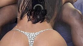 Milf sucks lover's cock for husband