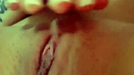 Mimi makes a powerful squirt after sex with her Brazilian prince. Wet pussy fingered and masturbated intensely.