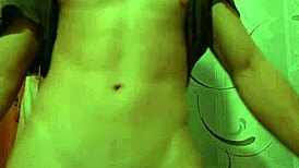 dancing and twirling my big chocolate pierced cock like a propeller