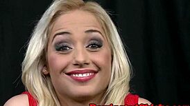 submissive babe gets bound and roughly disciplined by maledom