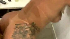 put whole cock in mother-in-law's ass cowgirl then cum in mouth pov