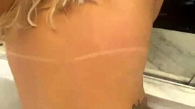 put whole cock in mother-in-law's ass cowgirl then cum in mouth pov