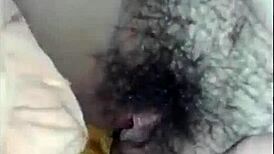 Picking Cute Spider Web