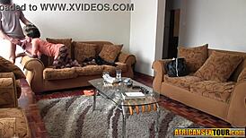 Black teen Shade rides friend's big cock.