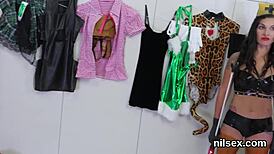 They brought the flirty teen to asshole asylum for brutal anal treatment.