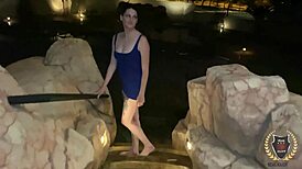 What A Deep Throat Aria Khaides Throat Made For Rome's Bbc Riding And Licking