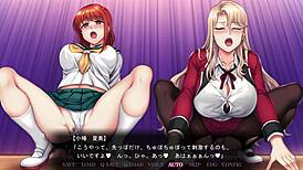 Natsumi and Reika Feel Intense Pleasure Riding Dildo in Cosplay.