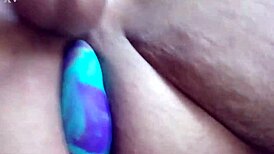 First time trying buttplug with ball kicking fun