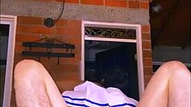 Maria's tight roommate shares sexual experience!