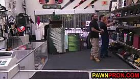 i love how this lovely blonde stripper gets banged for the buck