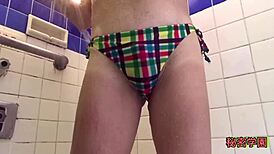 Did you masturbate in a sexy bikini masturbation handjob ejaculation pervert secret school secretgakuen