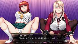 Natsumi and Reika Feel Intense Pleasure Riding Dildo in Cosplay.