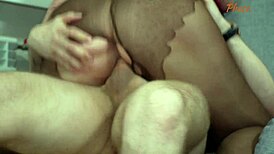 blonde cougar vikki fucks young guy and swallows cum